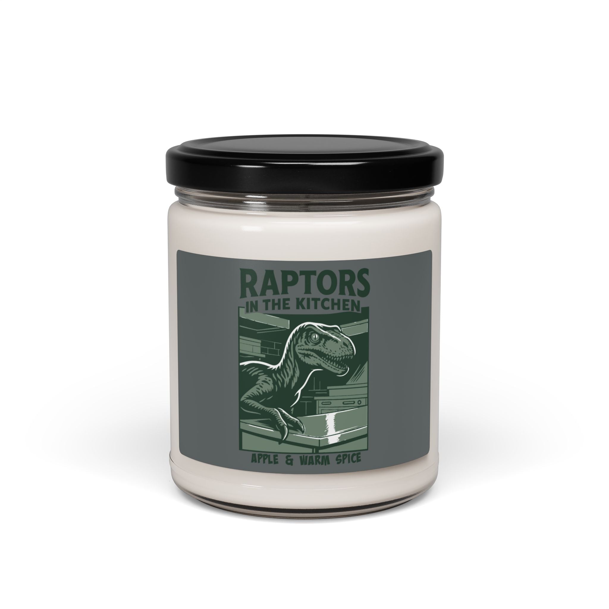 Raptors in the Kitchen Candle – Jurassic Park Movie Scene Soy Candle