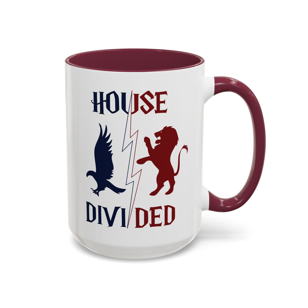 House Divided Rivalry Mug- Lion + Raven Wizardcore Couple Mug (15oz)