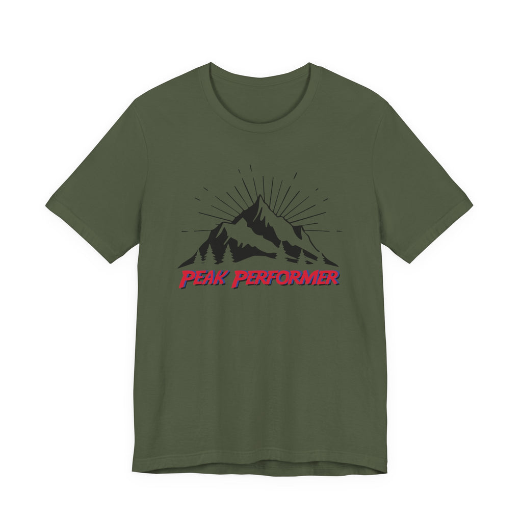 Peak Performer Hiking Tee- Mountain Adventure Shirt, Outdoor Lover Gift