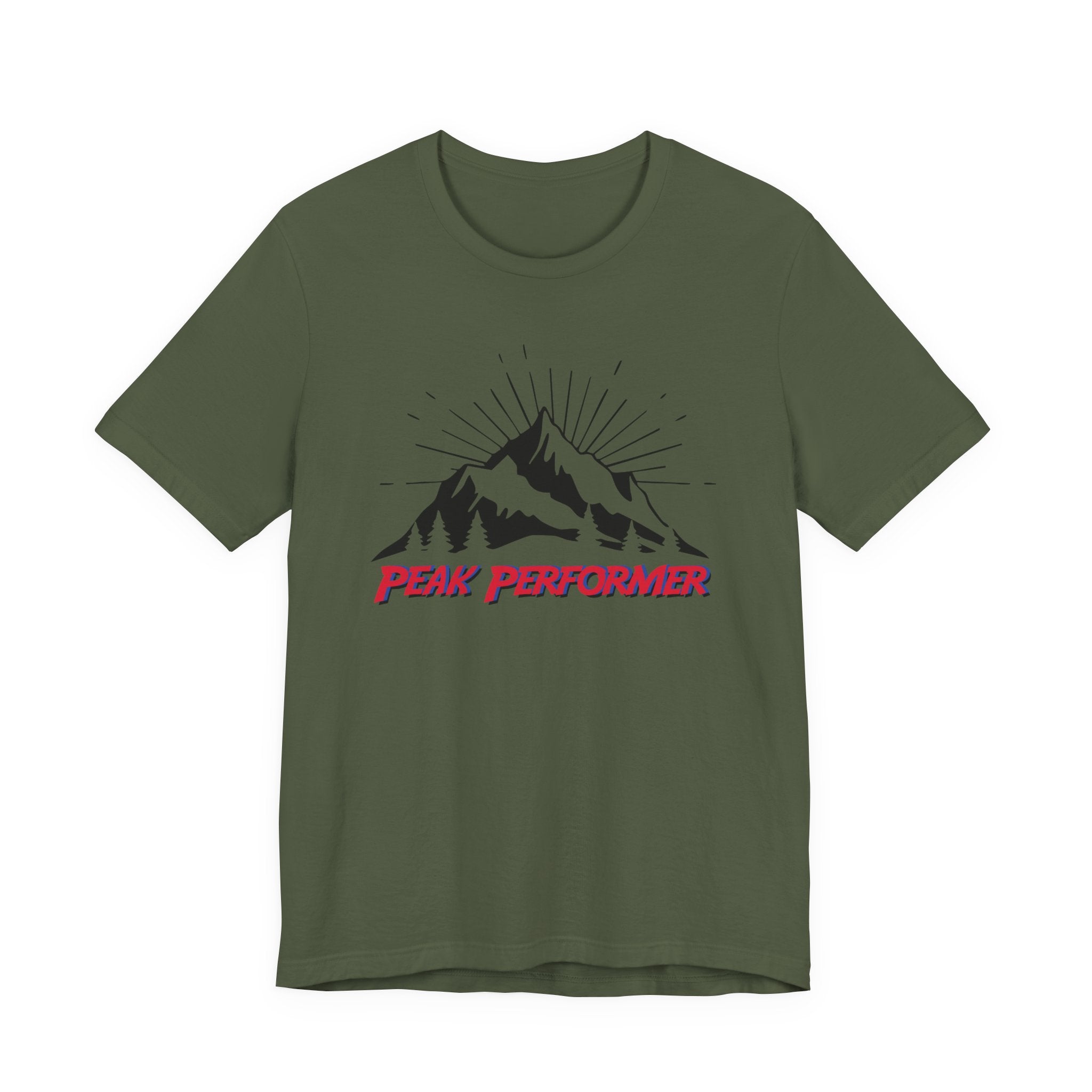 Peak Performer Hiking Tee- Mountain Adventure Shirt, Outdoor Lover Gift
