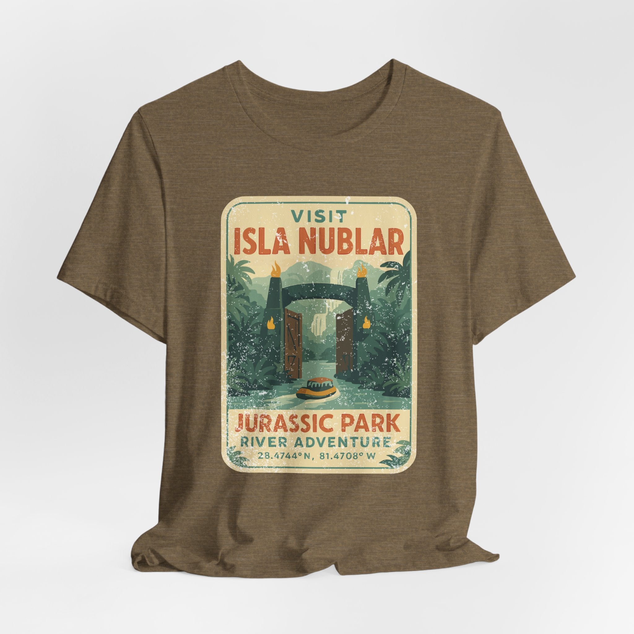 Visit Isla Nublar Shirt – Jurassic Park Ride Souvenir Tee