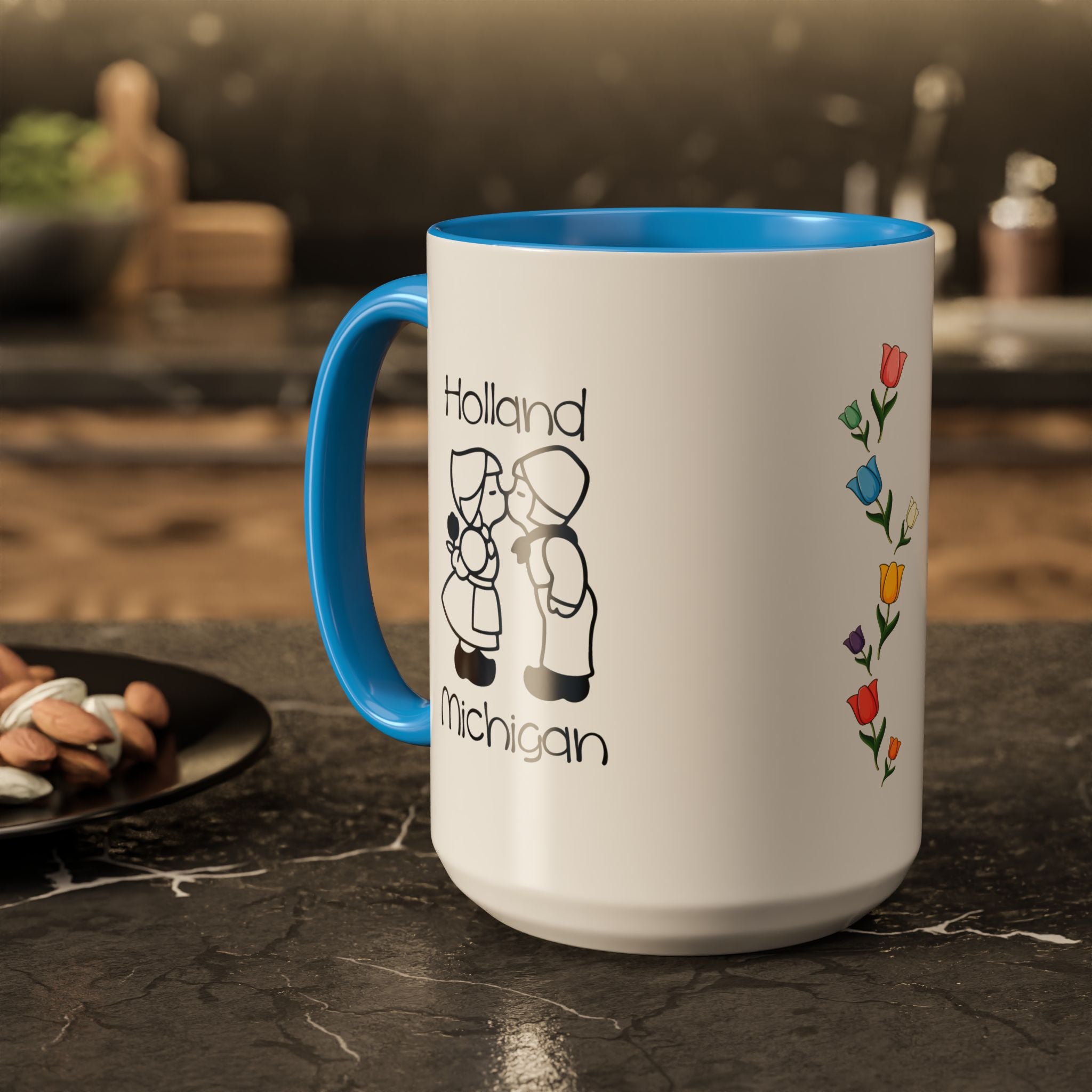 Klompen & Coffee Mug | Holland Michigan Tulip Time Souvenir