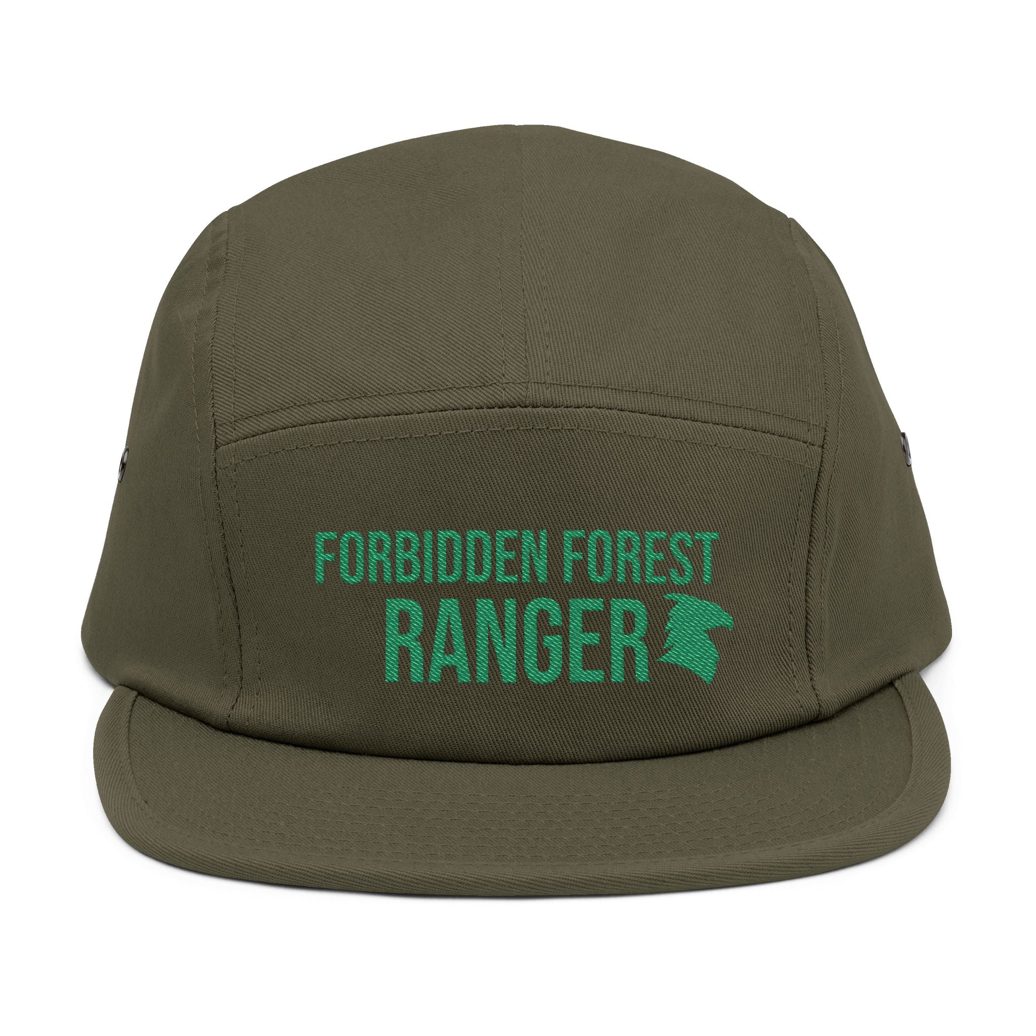 Forbidden Forest Ranger Hat- Embroidered 5 Panel Cap