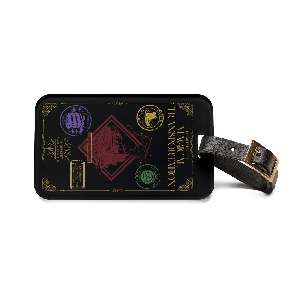 Department of Magical Transportation Luggage Tag- Wizard Travel Tag for Suitcases