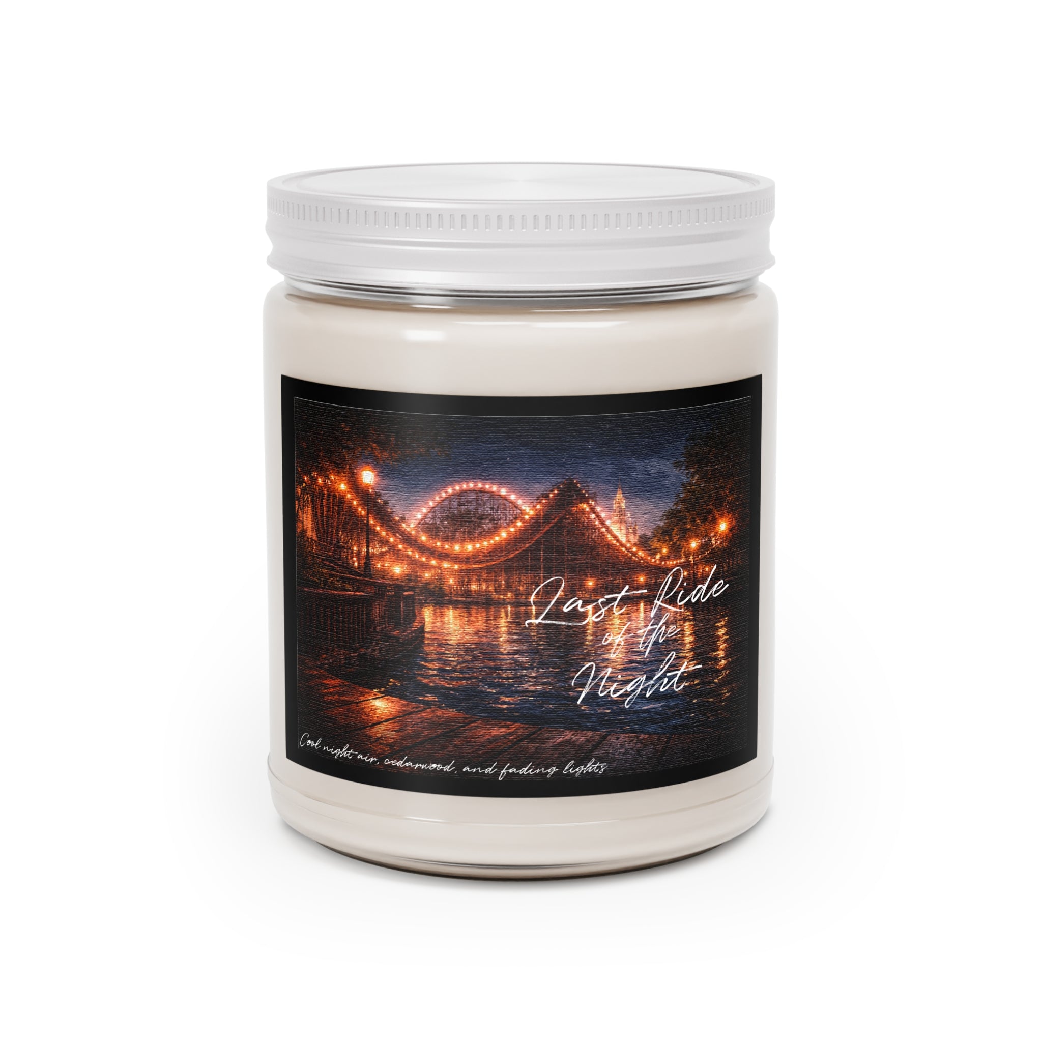 Last Ride of the Night Candle- Theme Park Night Soy Candle
