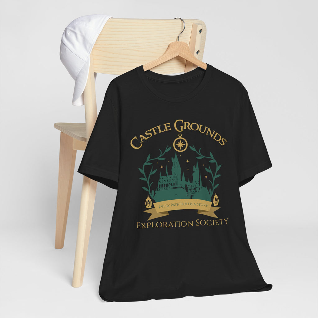 Castle Grounds Exploration Society Shirt- Wizarding Castle Tee, Fantasy Adventure Shirt