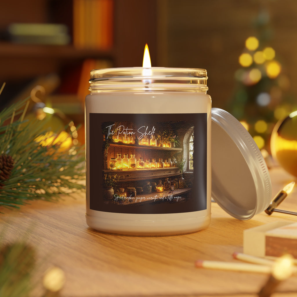 The Potion Shelf Candle- Magical Cozy Spice Scent