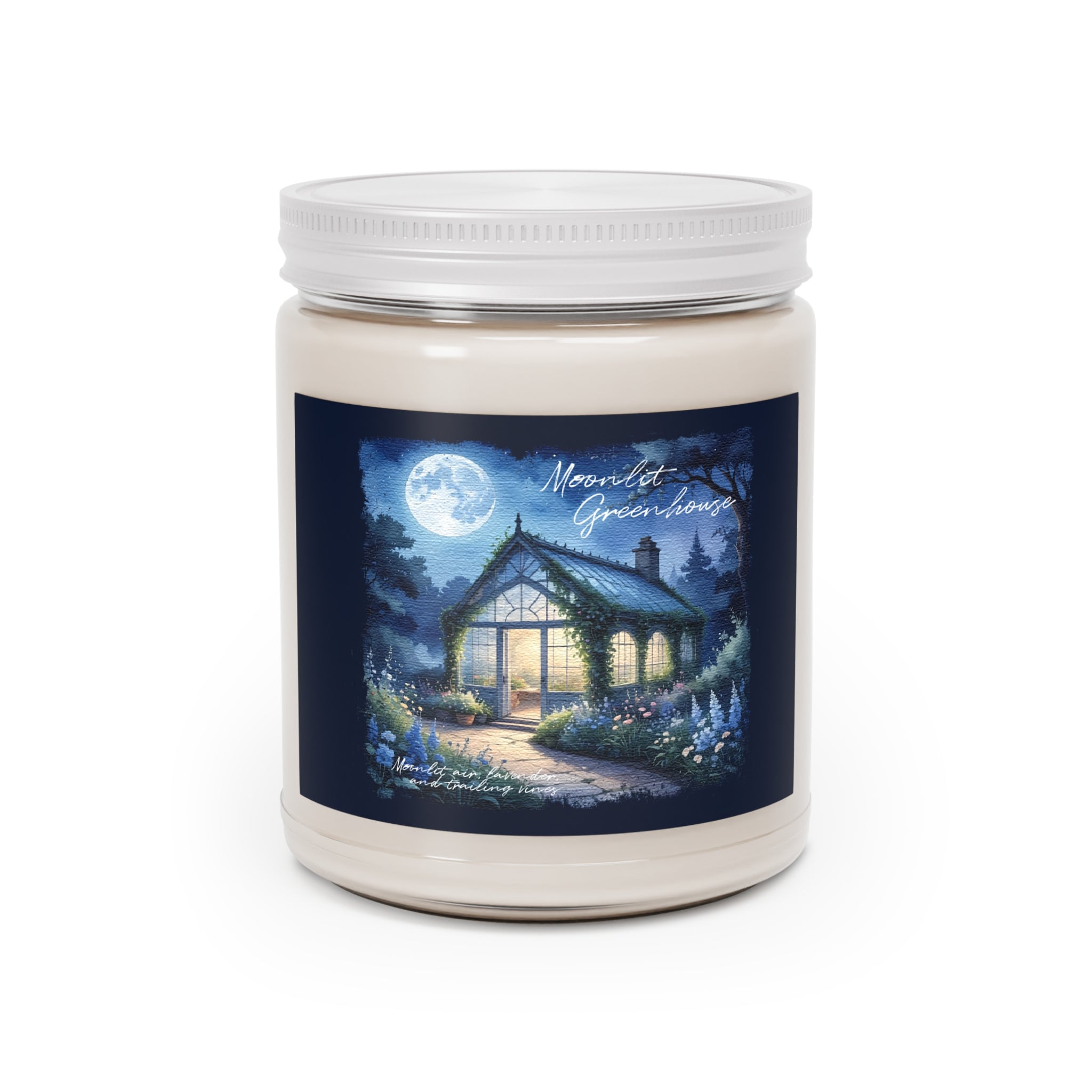 Moonlit Greenhouse Soy Candle- Dreamy Garden Night Scent