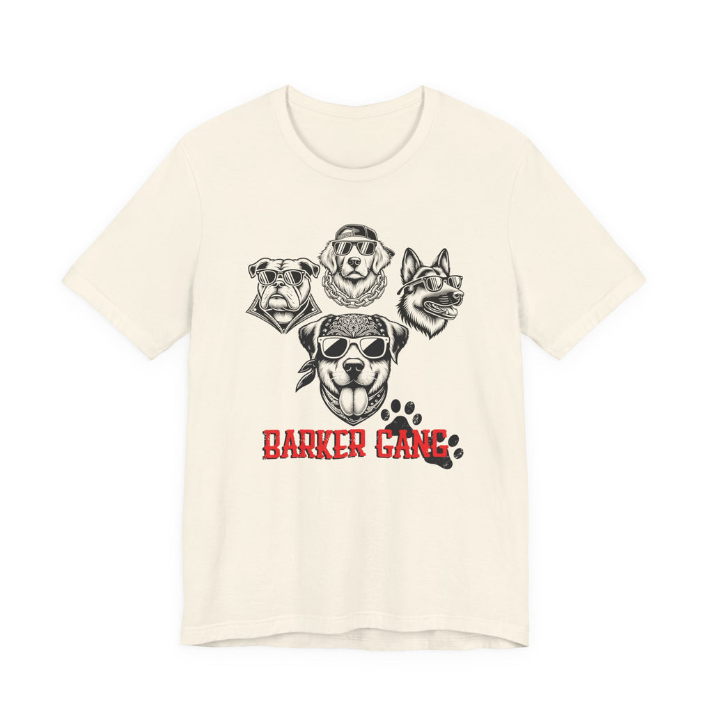 Barker Gang Tee- Funny Biker Dog Shirt