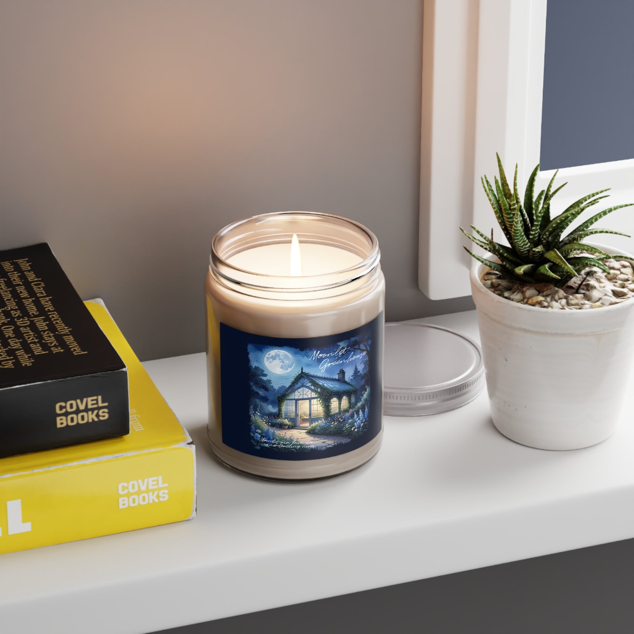 Moonlit Greenhouse Soy Candle- Dreamy Garden Night Scent