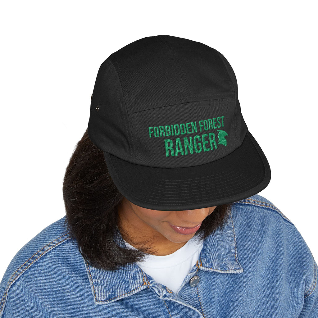 Forbidden Forest Ranger Hat- Embroidered 5 Panel Cap
