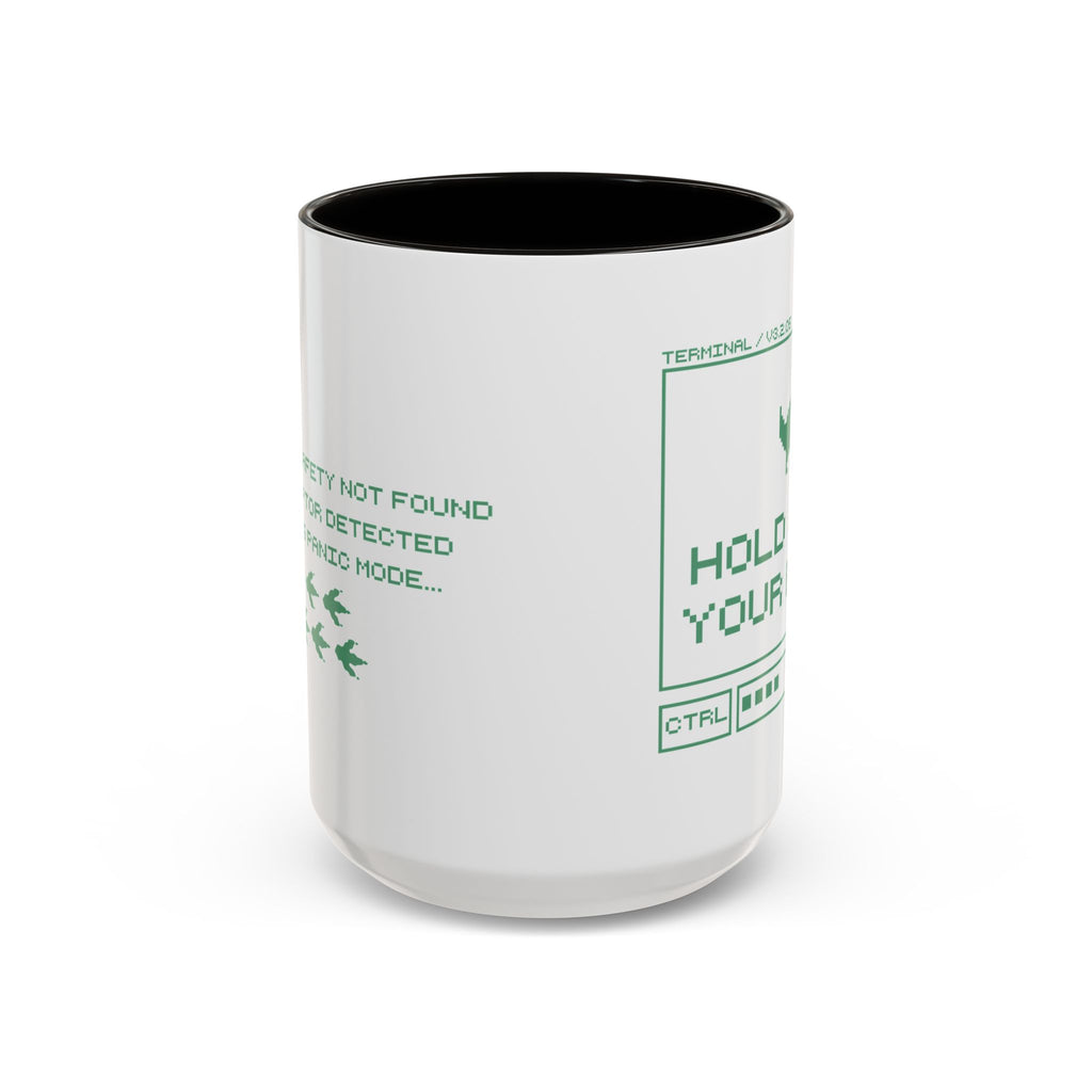 Hold On To Your Butts Pixel Dino Mug