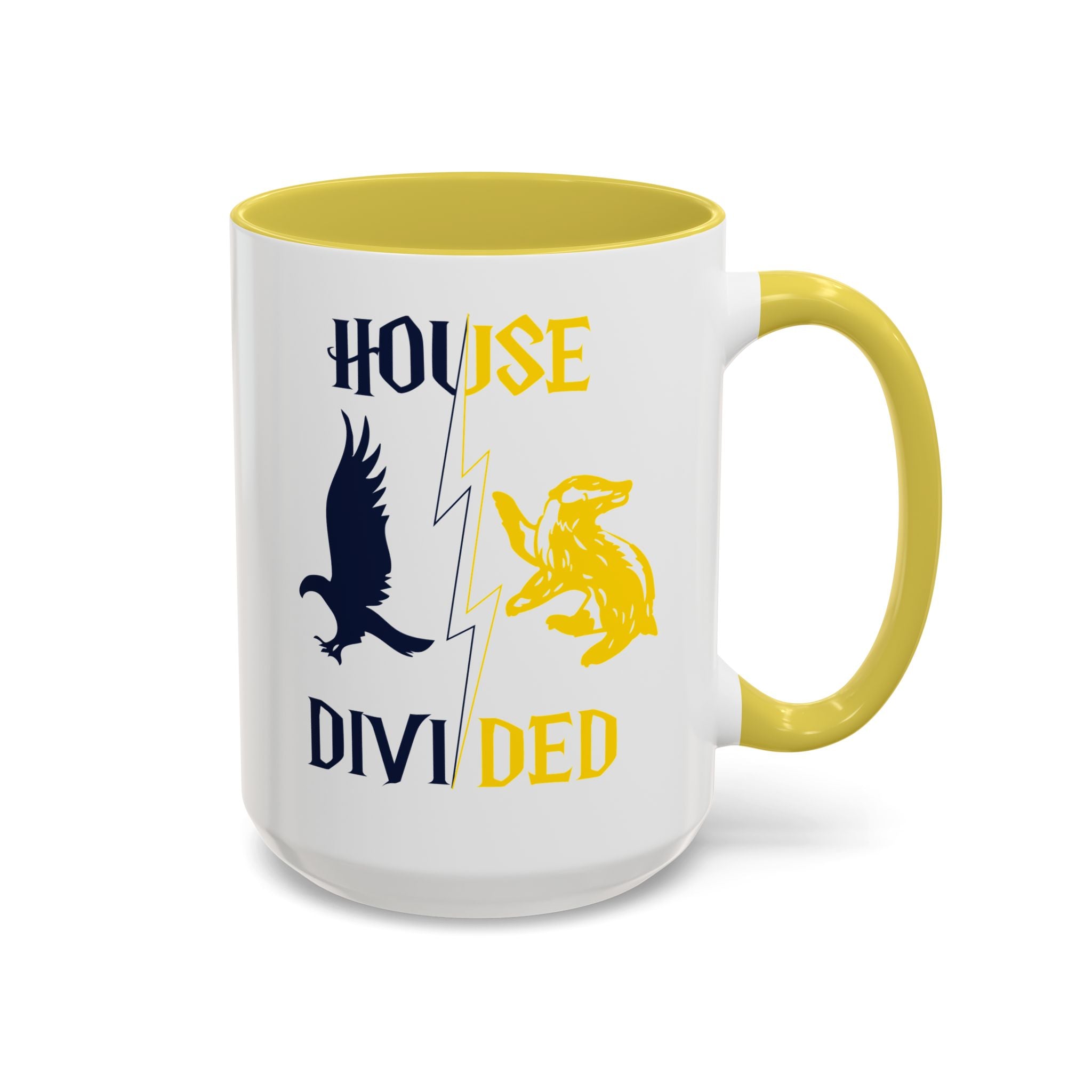 House Divided Rivalry Mug- Raven + Badger Wizardcore Couple Mug (15oz)