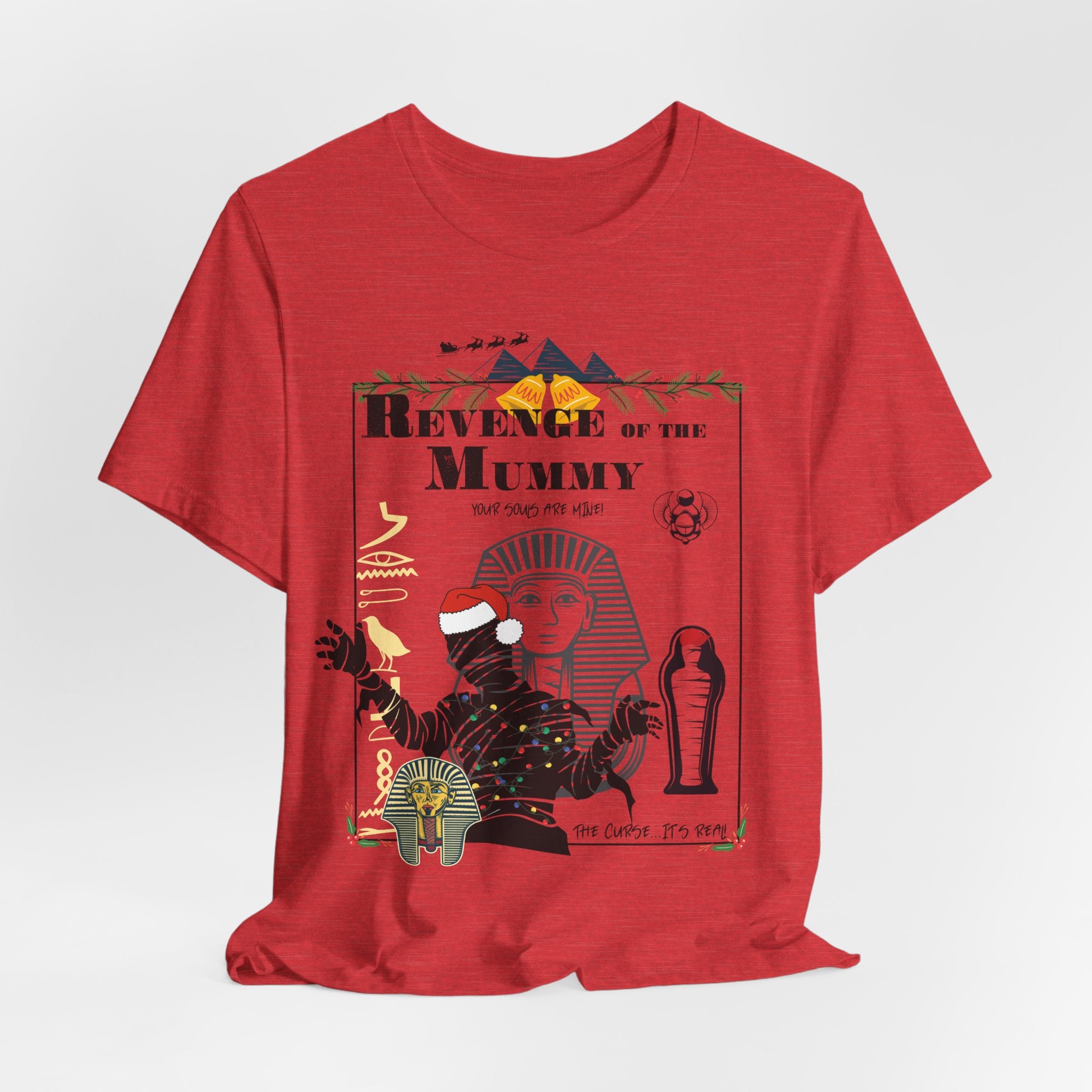 Revenge of the Mummy Christmas Shirt- Double Sided Universal Ride Holiday Tee