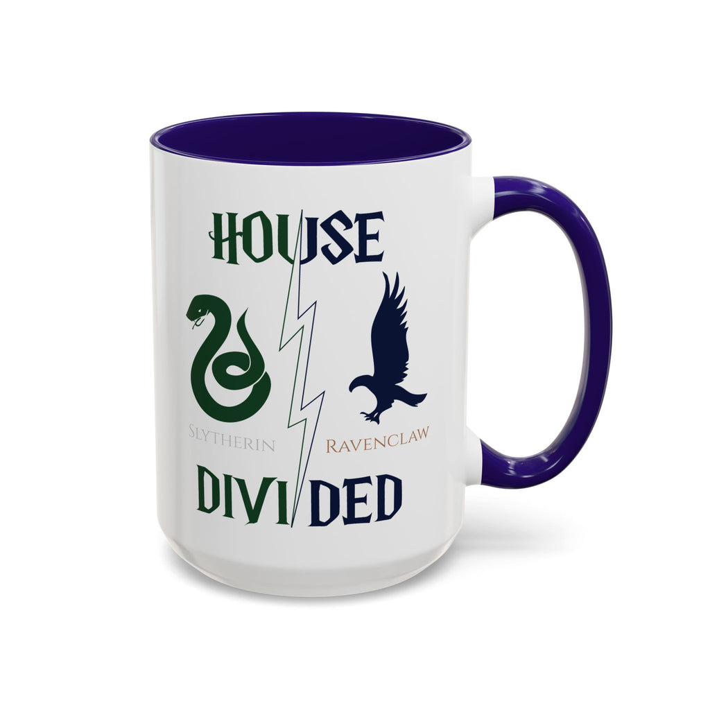 Slytherin Ravenclaw Mug | House Divided Cup | Wizarding Couple Gift