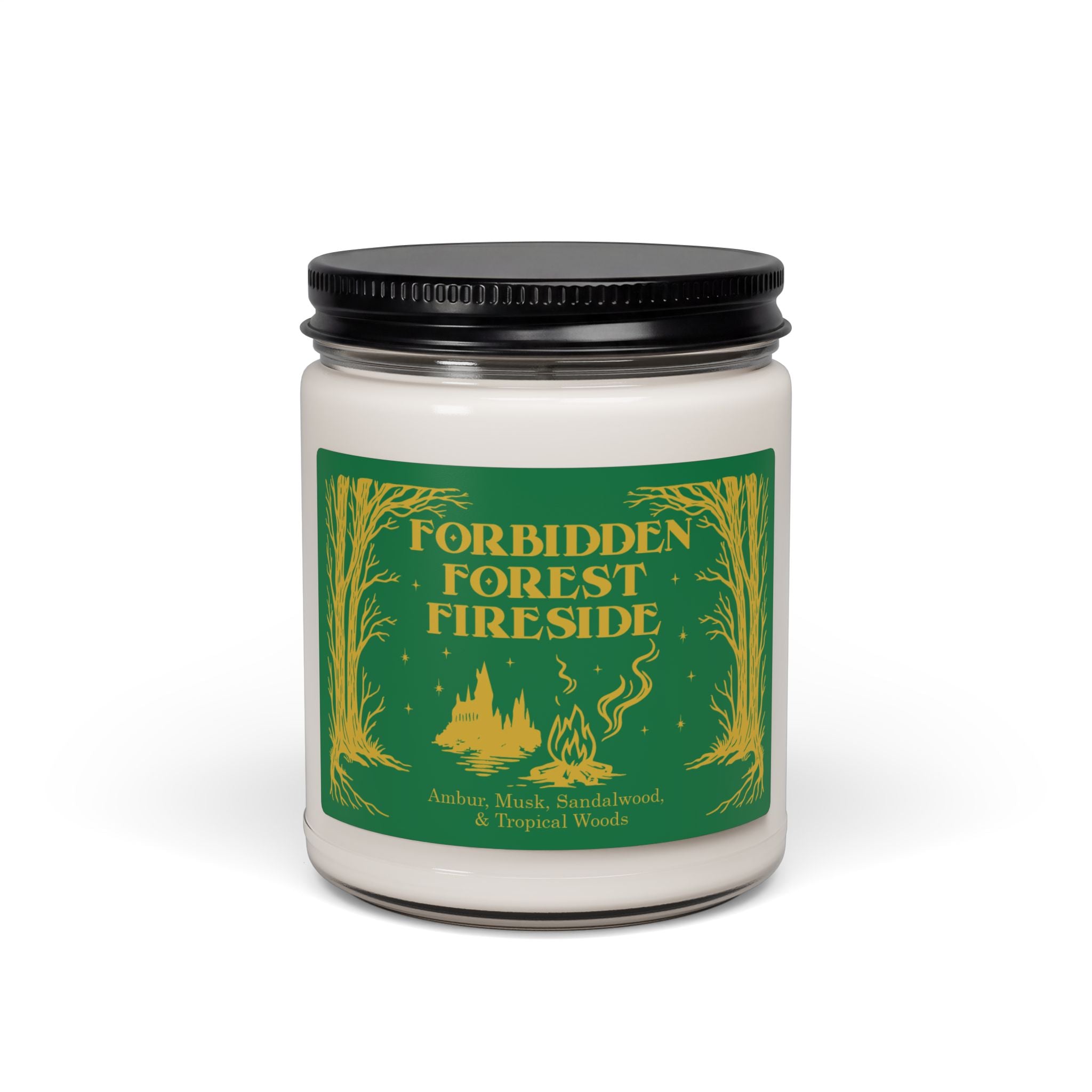 Forbidden Forest Fireside- Amber, Musk, & Sandalwood Soy Candle
