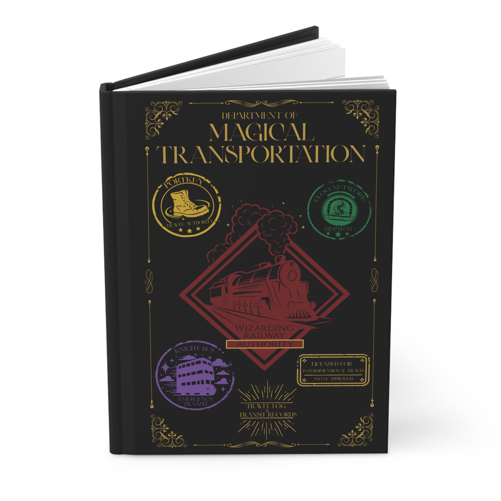 Department of Magical Transportation Hardcover Travel Log Journal- Wizarding World Inspired Notebook