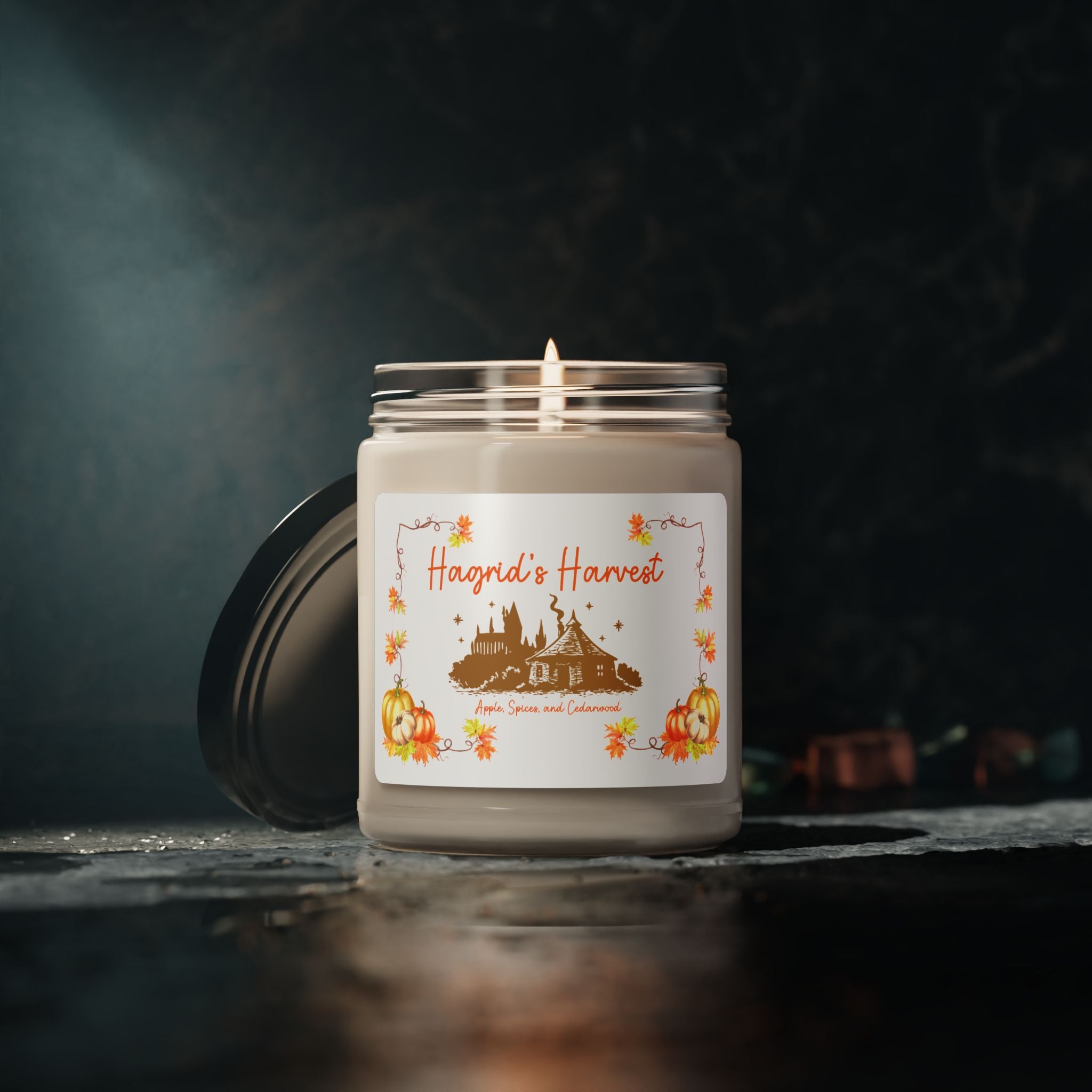 Hagrid’s Harvest Candle – Cozy Autumn Pumpkin Patch Soy Candle