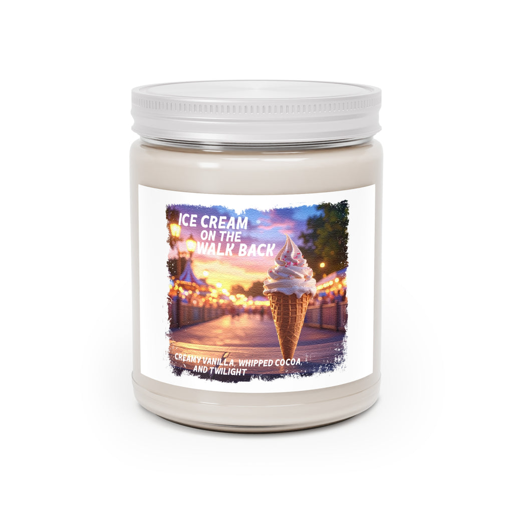 Ice Cream on the Walk Back Candle- Theme Park Dessert Scent