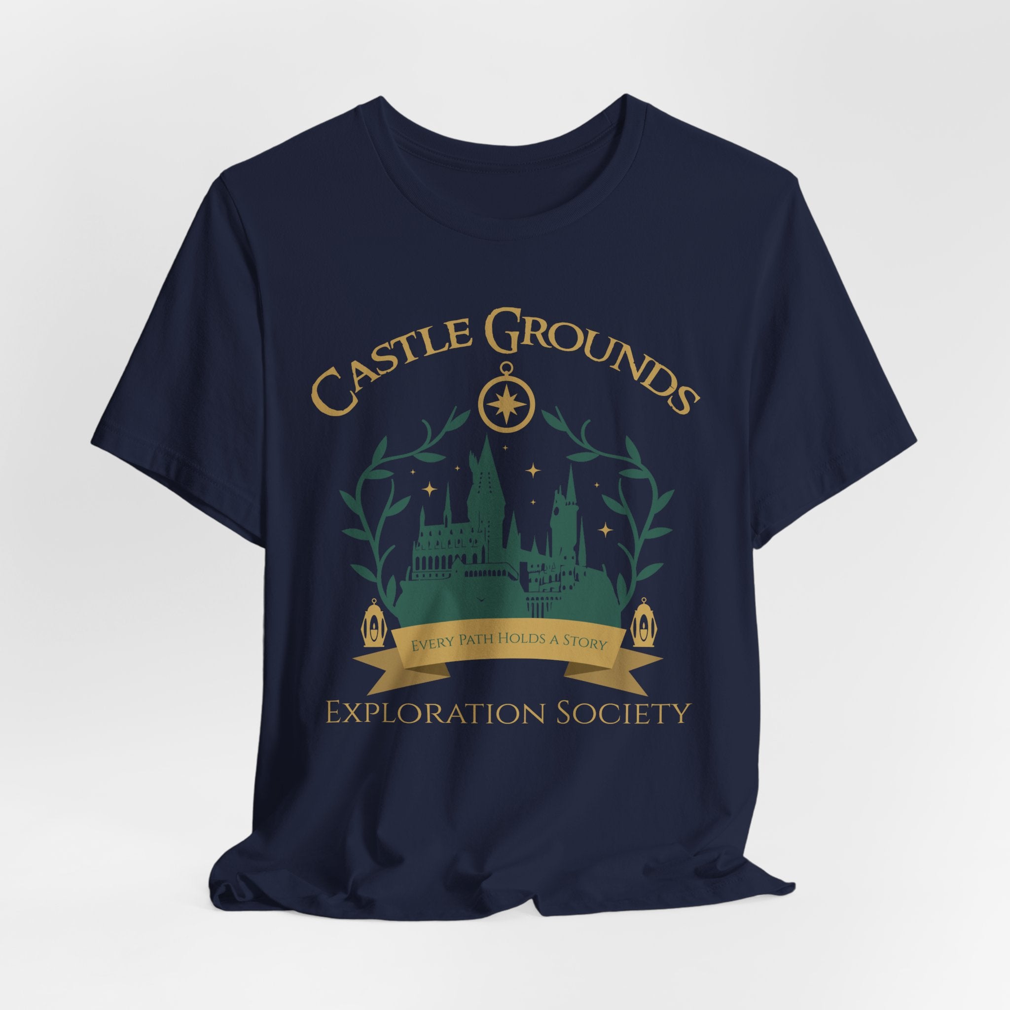 Castle Grounds Exploration Society Shirt- Wizarding Castle Tee, Fantasy Adventure Shirt