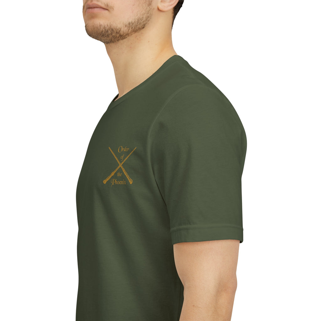 Phoenix Wizard Shirt- Lux Vincit Tenebras Double Sided Tee
