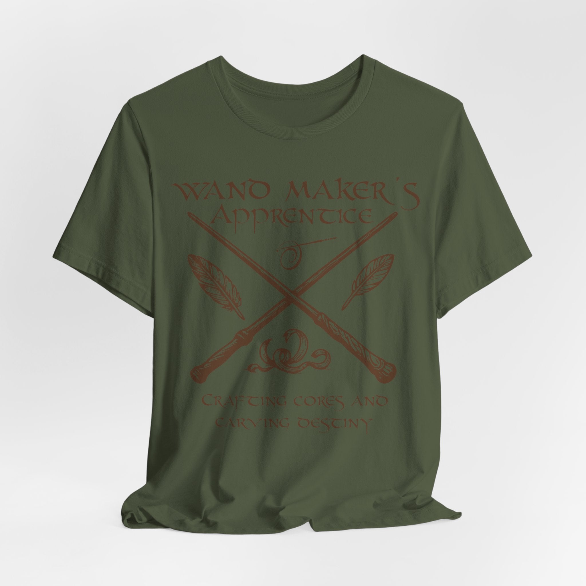 Wand Maker Apprentice Tee- Wizard Artisan Shirt, Magical Career Tee