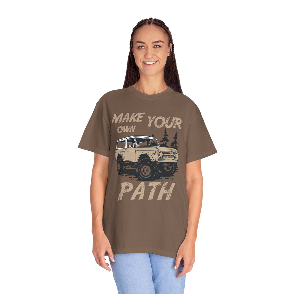 Make Your Own Path Shirt- Vintage Bronco Adventure Tee, Off Road 4x4 Shirt