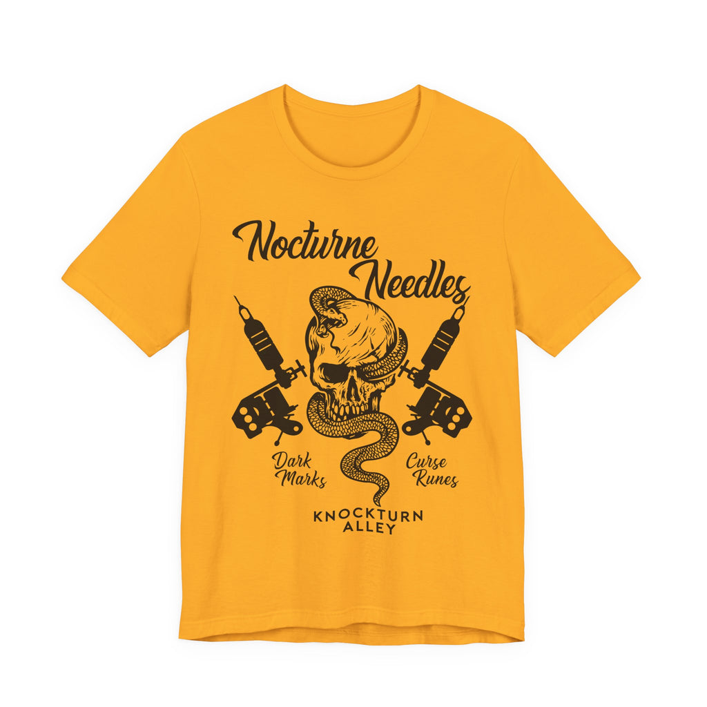 Nocturne Needles Shirt- Dark Wizard Tattoo Shop Tee