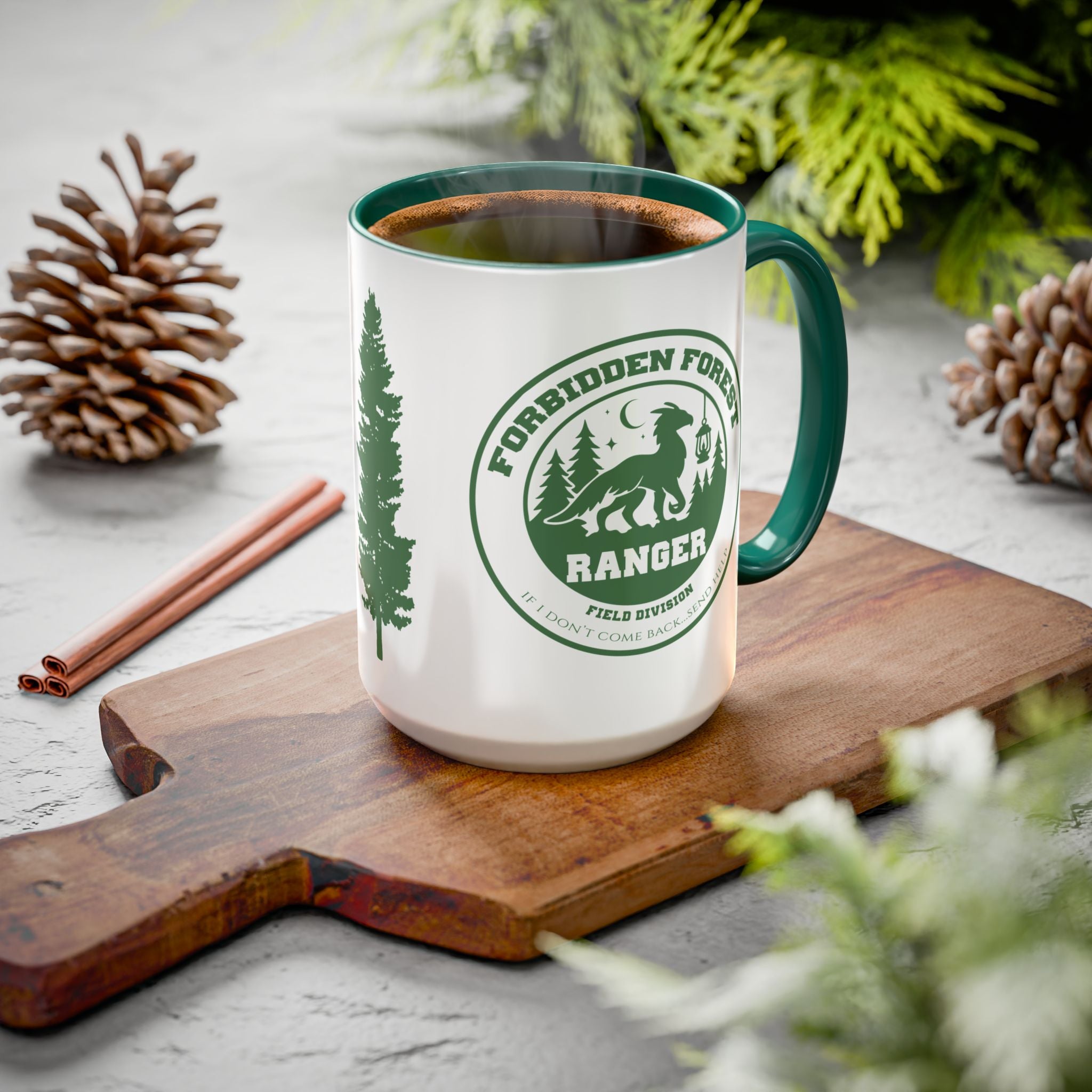 Forbidden Forest Ranger 15oz Mug- Magical Creature Field Notes Coffee Mug