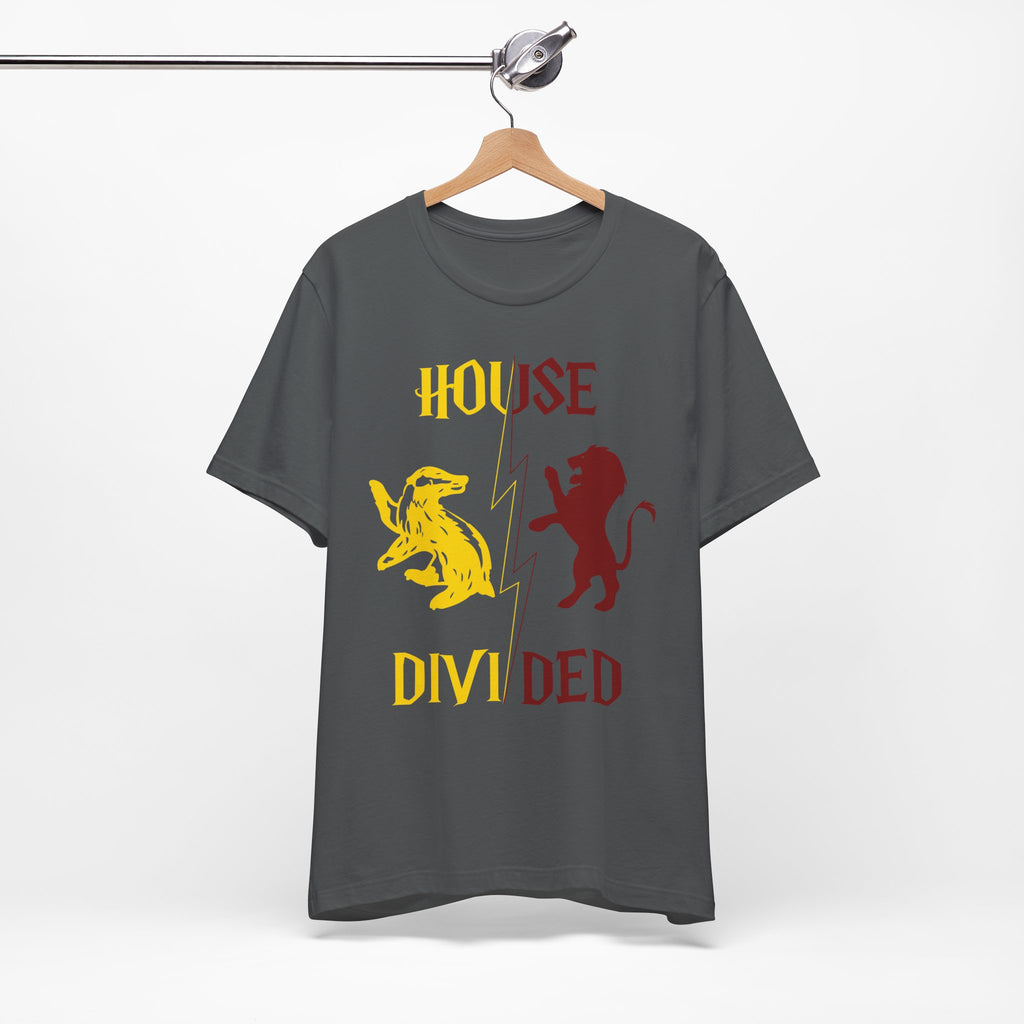House Divided Rivalry Shirt- Lion + Badger Wizardcore Couple Tee
