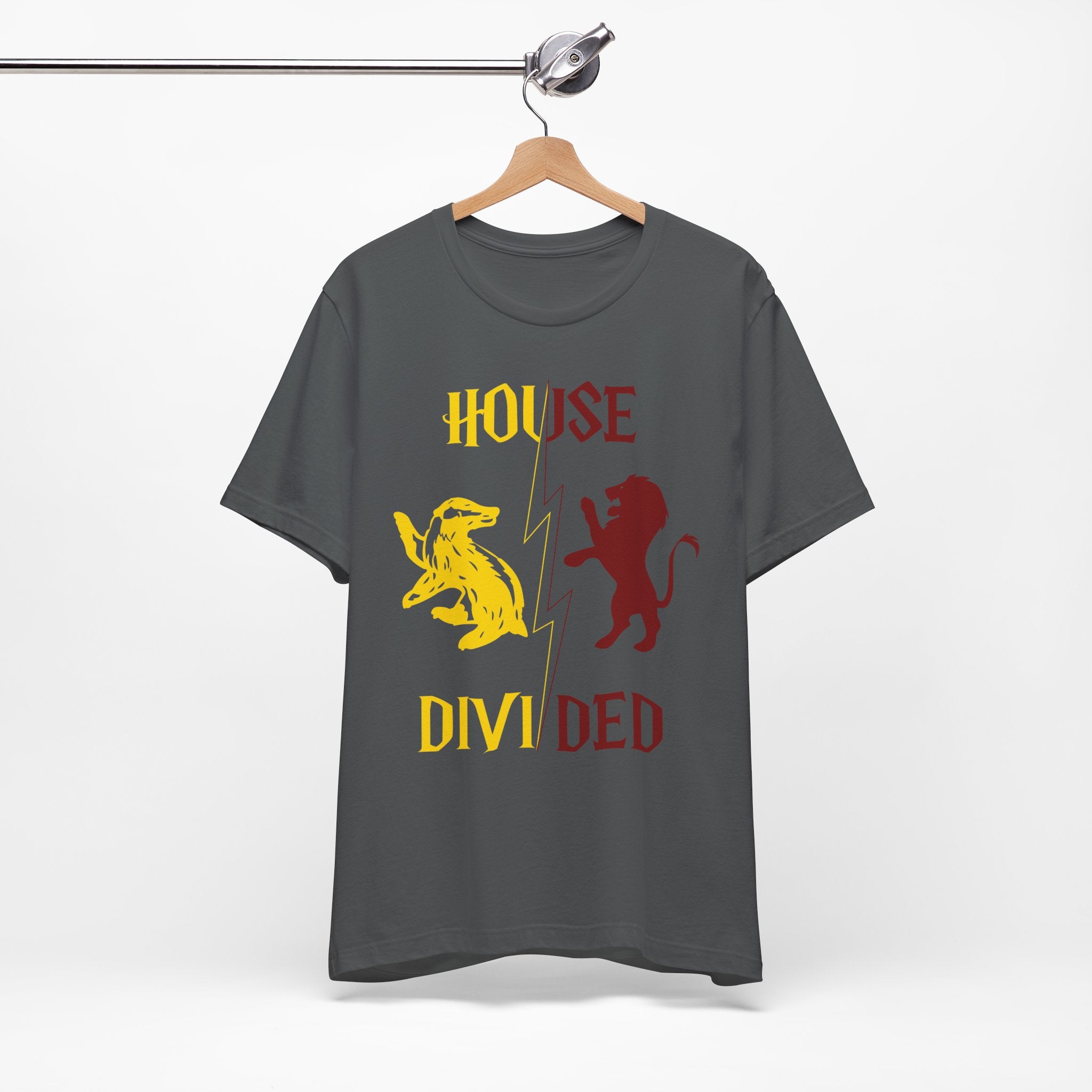 House Divided Rivalry Shirt- Lion + Badger Wizardcore Couple Tee